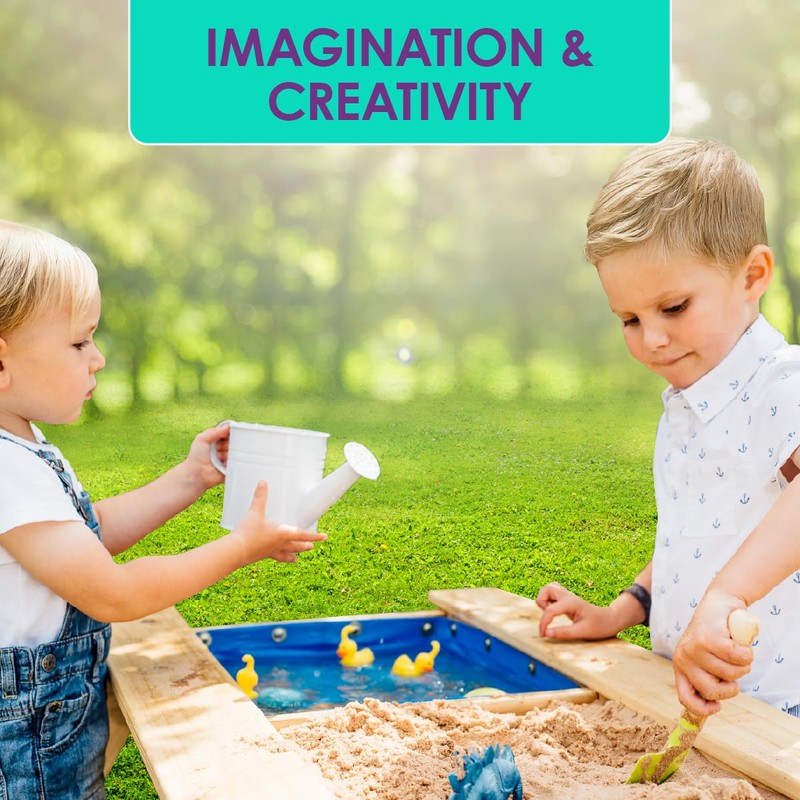 Plum Surfside Wooden Sand and Water Picnic Table - Sensory