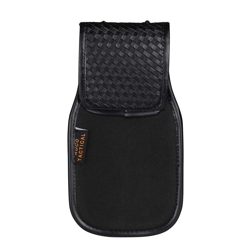 ROCOTACTICAL Basketweave Radio Pouch, Universal Radio Holder Pouch for Law