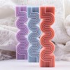 XIAOSHUI S Geometry Candle Mold Geometric Lines Candle Molds Spiral