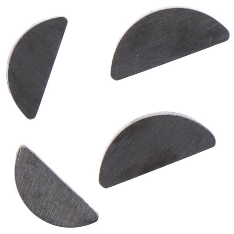 80 Pcs Wood Rough Key Assortment Set, 8 Size Steel