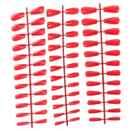 OHPHCALL 3sets Fake Nails Ballet Nails Kit No Odor Natural Look Art Tools for Women and Girls