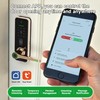 SAMUNIX Smart Fingerprint Door Lock with Handle - Premium Golden