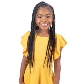 Shake N Go Freetress Synthetic 3X Kids Pre-Stretched Braids 28" (Color:27)