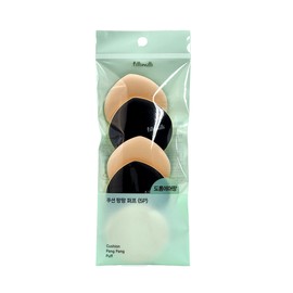 Philimili Filimili Cushion Pangpang Puffs 5 pieces, black, 3 pieces / 필리밀리 쿠션 팡팡 퍼프 5개입, 블랙, 3개