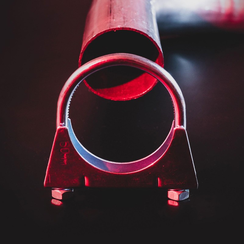 sourcing map Muffler U-Bolt Clamps for 32mm(1-1/4") Diameter Exhaust Tail