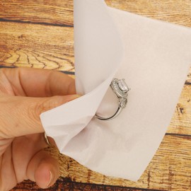 The Beadsmith Anti-Tarnish Tissue Paper – 4 x 4 Inches, White Color, 1000 Sheets per Box – Acid-Free Archival Paper to Prevent Tarnishing on Jewelry, Watches, Heirlooms, Keepsakes and More