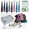 suo long Macrame Kit Macrame Keyring Making Kit Includes Key
