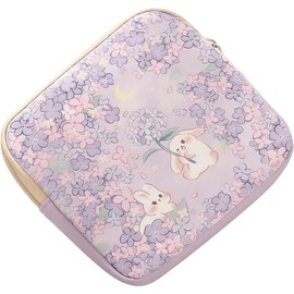 Protecciones de privacidad Bolsas de toallas sanitarias Organizadores de almacenamiento de tampones impermeables de dibujos animados para uso público y bolsa de almacenamiento de toallas sanitarias de