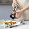 VEVOK CHEF Salt and Pepper Grinder Set Stainless Steel Black