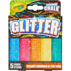 Crayola Glitter Chalk 5ct