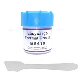 Easycargo 20gr Thermal Paste Kit, Conductive Grease, Heatsink White Silicone Carbon Compound for Cooling Heat Sink Interface CPU GPU VGA LED Transistors (20gr)