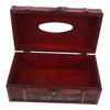 GRIRIW Elegant Retro Style Tissue Box Holder for Bathroom Desk