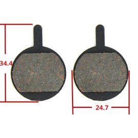 MEXITAL 2 Pairs of Bicycle Disc Brake Pads, High Performance Brake Pads for Promax DSK-400 / 410 / 610 / 610J / 650 / 650J / XNINE 14-2