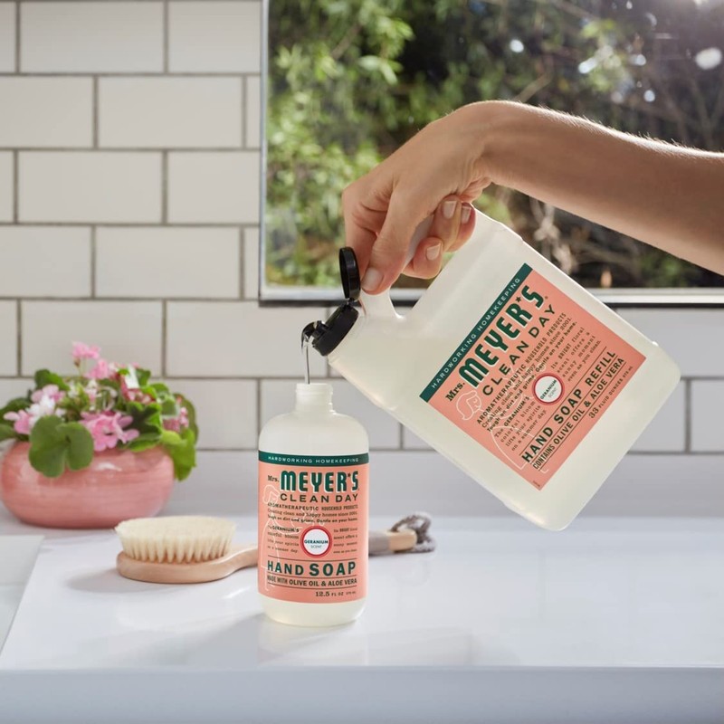 MRS. MEYER'S CLEAN DAY Hand Soap Refill, Made with Essential