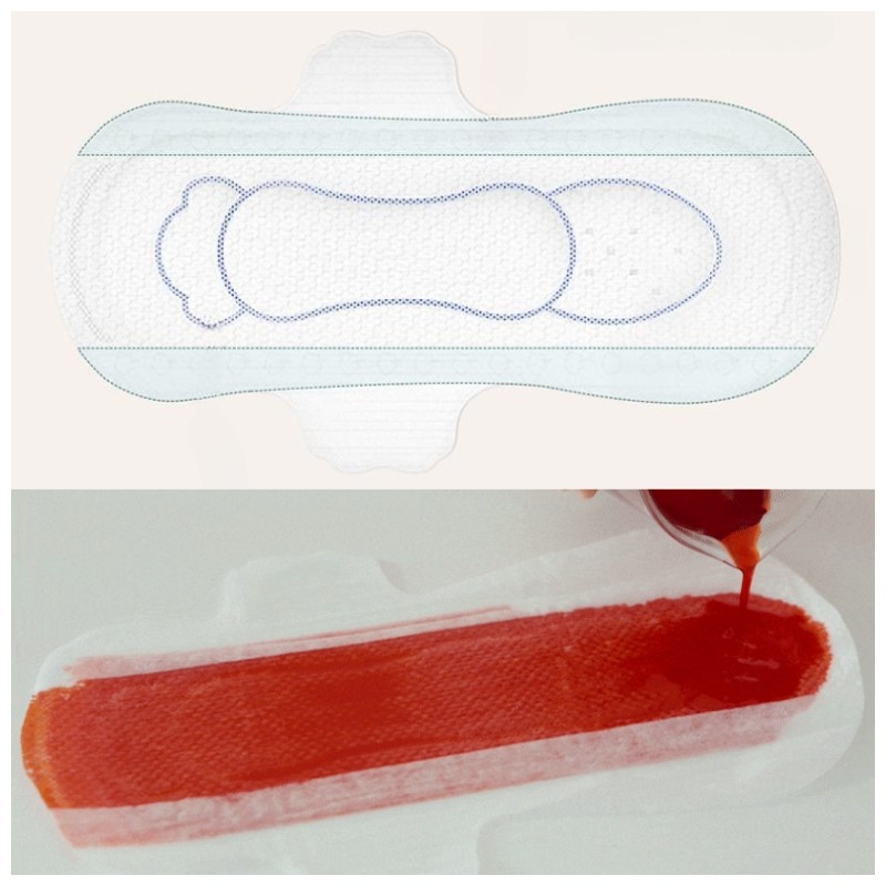 DEAR SKIN Air Cooling Sanitary Pads 2Packs [Medium/Large], Size1#$%Size2:Large 14pcs-Large