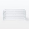 MUJI - Funda de almacenamiento de acrílico con 3 cajones,