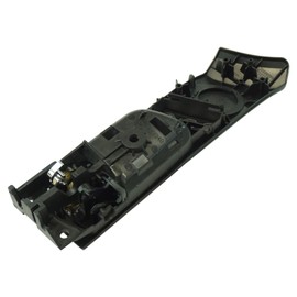 TRQ Front Left Interior Door Handle Chrome & Black Drivers Side Compatible with 2002-2003 Lexus ES300 2004-2006 ES330