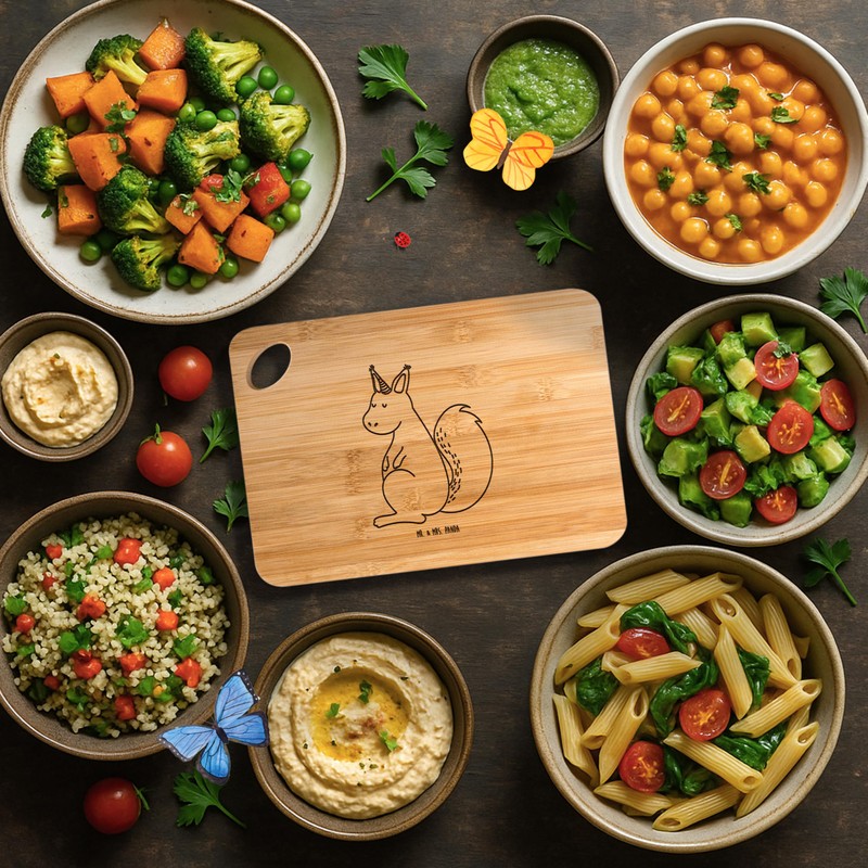 Mr. & Mrs. Panda Bamboo Chopping Board Unicorn Faith Gift