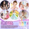 Janinka 24 Pack Glitter Princess Wand Kit for Kids Glitter