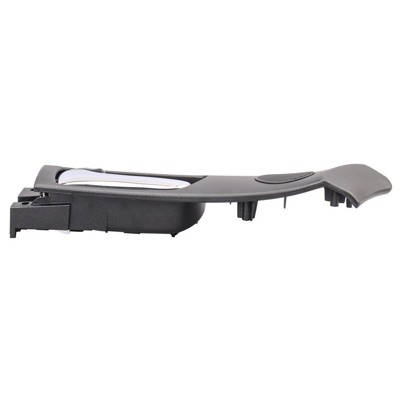 TRQ Front Left Interior Door Handle Chrome & Black Drivers