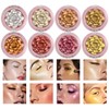 Highlighter Palette, 3D Rose Blush, Body Luminizer Highlighter Face Makeup,