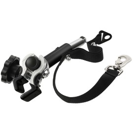 Homoyoyo Universal Bicycle Trailer Towing Hitch Aluminium Alloy Bicycle Trailer Left Plug Towing Hitch for Children Pet Cargo Bike Trailer