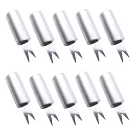10PCS Corn Holders Steel Corn on The Cob Skewers for BBQ Sweetcorn Fruit Holders Home Cooking Fork
