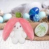 Irunfast 23CM Bunny Plush Toy,Reversible Bunny Strawberry Plushie Toy with