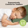 KeaBabies Toddler Pillow with Pillowcase, Jumbo 14X20 - Soft Organic