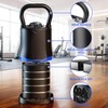 FitNexus Adjustable Kettlebell，6-in-1 Quick Change Adjustable Kettlebell Set (6.5-40 LBS)