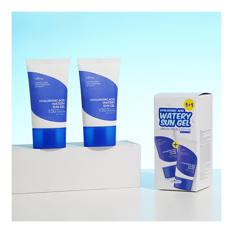 ISNTREE Hyaluronic Acid Watery Sun Gel, 50ml, Pack of 2