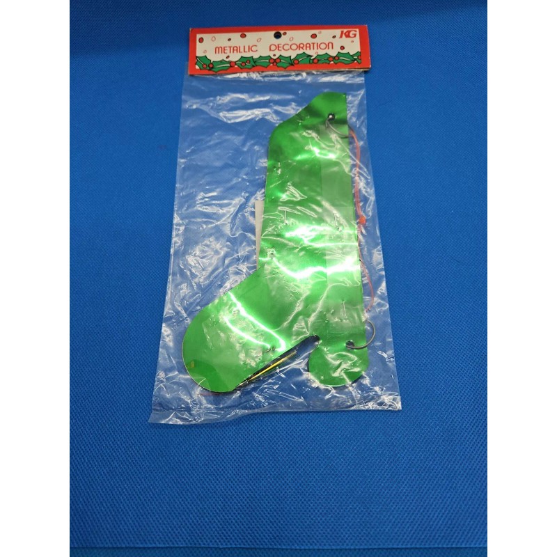 Vintage Metallic Christmas Bell Honeycomb 8" Tall NOS