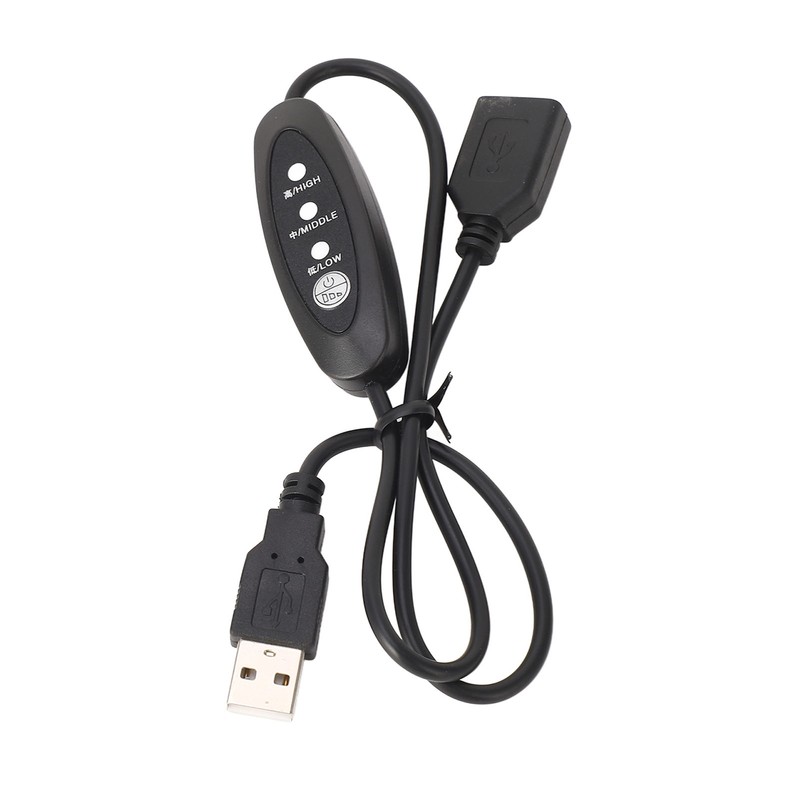 USB5V Thermostat Extension Cord Male in Female Out Flexible PVC
