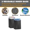 Eikovia 26 Gallon Recycling Bin for Kitchen, 100L Recycle Bin