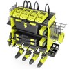 ZEAKOC Power Tool Organizer with Charging Station, 4 Layers Drill