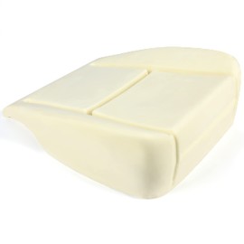 KUAFU Bottom Seat Foam Cushion Pad Compatible with 2007-2014 Chevy Silverado 1500 2500HD 3500HD LT LS LTZ Z71 Front Driver Side Beige