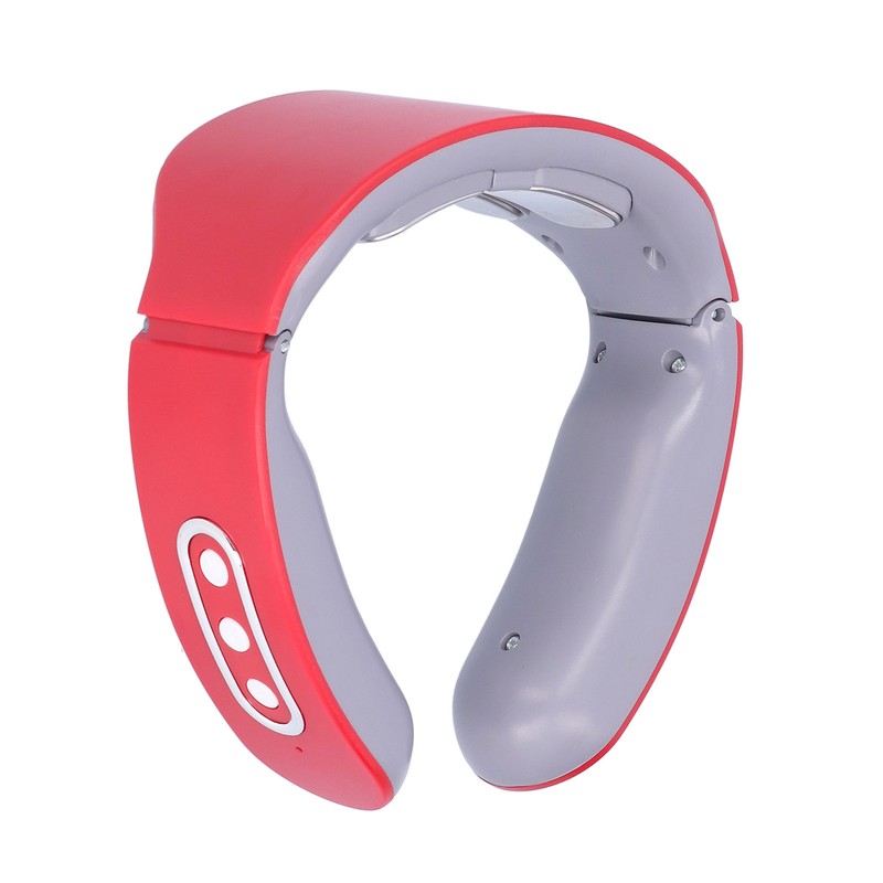 4 Massage Head Neck Massager Electric Hot Compress Relieve Fatigue