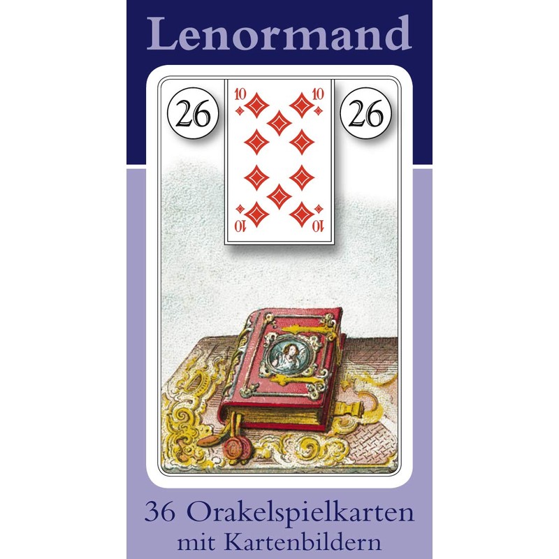 Lenormand Orakelkarten mit Kartenabbildungen: 36 Orakelkarten