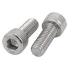 Sourcingmap M8x20mm 304 Stainless Steel Left Hand Thread Hex Socket
