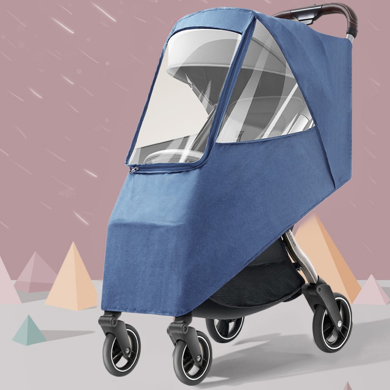 Stroller Rain Cover Universal Toddler Travel Weather Shield Waterproof Windproof