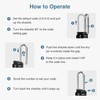 Puroma 2 Pack 2.6 Inch Long Shackle Combination Lock 4
