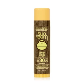 Sun Bum SPF 30 Mango Sunscreen Lip Balm, Vegan and Cruelty Free Broad Spectrum UVA/UVB Lip Care, Made with Aloe and Vitamin E for Moisturised Lips, 4.25g