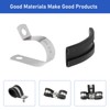 232PCS Cable Clamps Assortment Kit with Stainless Steel Screws,304Stainless Steel