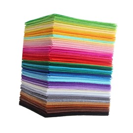 SEWACC 40pcs Multicolour Nonwoven Fabric Sheets for DIY Craft Projects Versatile Art Fabric Material Random Colors for Handmade Creations Random Color