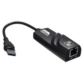 iCables Compact Plug 'n' Play USB Ethernet Adapter - USB 2.0 to 10/100/1000 Mbps Gigabit Ethernet LAN Network Adapter Product