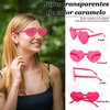 30 Pares Gafas de sol con forma de corazón para