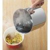 Yoshikawa Deep Single Handled Pot, 6.3 inches (16 cm), 3.2L