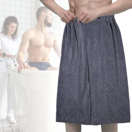 Elderly Bathing Cover Up, Bedridden Shower Spa Shield, Ensuring Privacy and Assisting Caregivers for Senior, Adjustable, Quick Drying, (Men Size, 31"x 60")