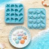 3Pcs Seashell Silicone Molds, Ocean-Themed Baking Molds for Making Chocolates,