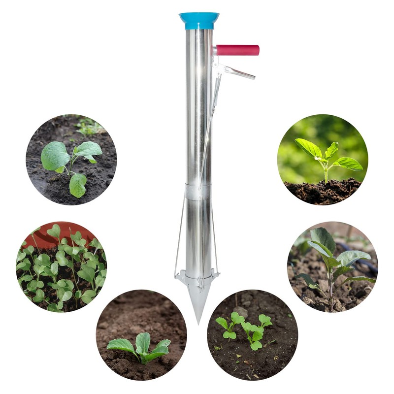 AIWFL Seedling Transplanter Long Handled Bulb Planter Tools Vegetable Young